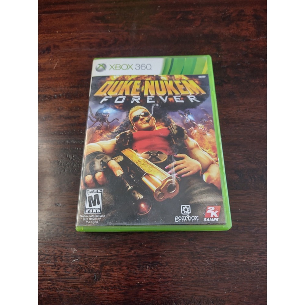 Duke Nukem Forever (Microsoft Xbox 360, 2011) Complete In Box